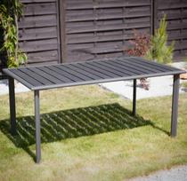 lauko baldai 4 vietu - Lauko baldų komplektas Patio Solar, antracito, 4 vietų - 3 nuotrauka