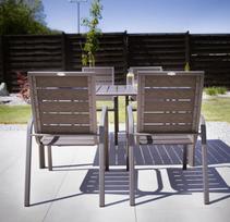 lauko baldai 4 vietu - Lauko baldų komplektas Patio Solar, antracito, 4 vietų - 4 nuotrauka