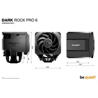 amd cpu am5 - be quiet! Dark Rock Pro 6 - 3 nuotrauka