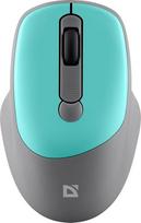 silent mouse - Defender FEAM MM-296 RF Silent Mėtinė (Mint) - 2 nuotrauka