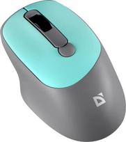 silent mouse - Defender FEAM MM-296 RF Silent Mėtinė (Mint) - 6 nuotrauka