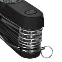 kiseniniai peiliai - AZYMUT Tatron kišeninis peilis - 25 įrankiai + dėklas, 90 mm, juodas (Black) - 3 nuotrauka