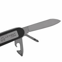 kiseniniai peiliai - AZYMUT Tatron kišeninis peilis - 25 įrankiai + dėklas, 90 mm, juodas (Black) - 7 nuotrauka
