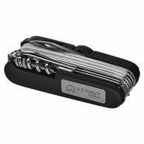 kiseniniai peiliai - AZYMUT Tatron kišeninis peilis - 25 įrankiai + dėklas, 90 mm, juodas (Black) - 9 nuotrauka