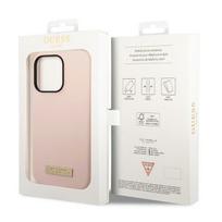 apple iphone 14 pro silicone case - Apple iPhone 14 Pro Guess dėklas 4G Print MagSafe   Belaidis Įkroviklis (GUBPN61H4EACSW) rožinės spalvos - 2 nuotrauka