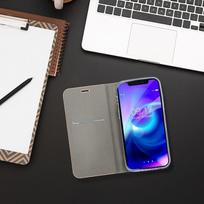 xiaomi redmi 8 - Forcell LUNA Book dėklas Xiaomi Redmi Note 8 Pro - Sidabrinis (Silver) - 6 nuotrauka