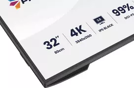 iiyama 31 5 - iiyama ProGraphic HB3201UHSNP-B1 31.5", IPS, 4K UHD, USB-C, juodas (black) - 3 nuotrauka