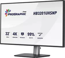 iiyama 31 5 - iiyama ProGraphic HB3201UHSNP-B1 31.5", IPS, 4K UHD, USB-C, juodas (black) - 7 nuotrauka