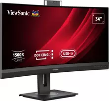 monitorius kamerai - ViewSonic VG3457CV 34", VA, UWQHD, USB-C PD100W, kamera 5 MP - 3 nuotrauka