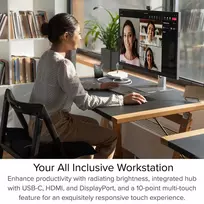 monitorius kamerai - ALOGIC Clarity Pro 27" UHD, 4K, su interneto kamera - 4 nuotrauka