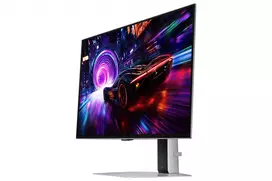 samsung monitorius - Samsung Odyssey G8 LS27FG812SUXEN 27", OLED, 4K, Sidabras (Silver) - 4 nuotrauka