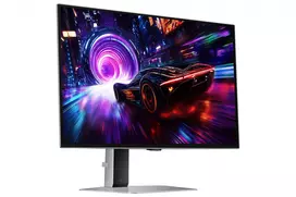 samsung monitorius - Samsung Odyssey G8 LS27FG812SUXEN 27", OLED, 4K, Sidabras (Silver) - 5 nuotrauka