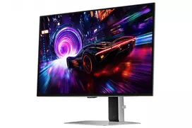 samsung monitorius - Samsung Odyssey G8 LS27FG812SUXEN 27", OLED, 4K, Sidabras (Silver) - 6 nuotrauka