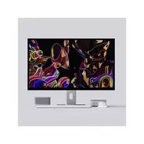 monitorius 32 coliu - Alogic ASPEKT 32A4KPDMSLV 32", 4K UHD, matinis, dokinis, sidabrinis - 4 nuotrauka