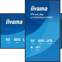 4k monitorius - iiyama ProLite LH5066UHSB-B1AG 50", 4K UHD, IPS, Android, 24/7 - 3 nuotrauka