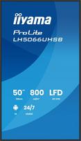 4k monitorius - iiyama ProLite LH5066UHSB-B1AG 50", 4K UHD, IPS, Android, 24/7 - 5 nuotrauka