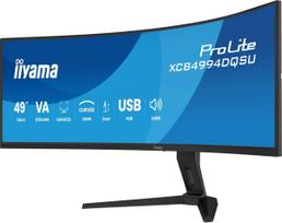 monitorius 5120 x 1440 - Iiyama ProLite XCB4994DQSU-B1 49", DQHD, VA, lenktas, 120Hz - 5 nuotrauka