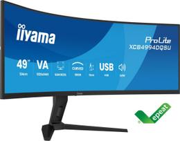 monitorius 5120 x 1440 - Iiyama ProLite XCB4994DQSU-B1 49", DQHD, VA, lenktas, 120Hz - 6 nuotrauka