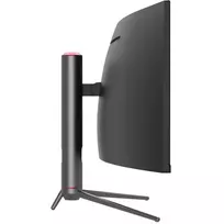 monitorius 5120 x 1440 - LC-Power LC-M49-DQHD-120-C-Q 49", QLED, Juodas (Black) - 4 nuotrauka