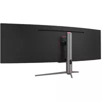 monitorius 5120 x 1440 - LC-Power LC-M49-DQHD-120-C-Q 49", QLED, Juodas (Black) - 5 nuotrauka