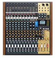 audi - Tascam MODEL 16 audio mixer 16 channels 20 - 30000 Hz Black, Gold, Wood - 6 nuotrauka