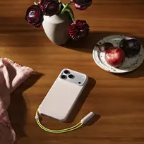 tele2 kamera - Beats iPhone 17 Pro Max Kickstand Case with MagSafe ir Kameros Valdymu - Kalkakmenio (Lime Stone) - 2 nuotrauka