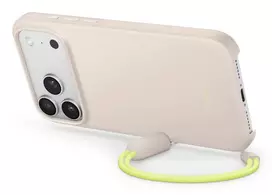 tele2 kamera - Beats iPhone 17 Pro Max Kickstand Case with MagSafe ir Kameros Valdymu - Kalkakmenio (Lime Stone) - 4 nuotrauka
