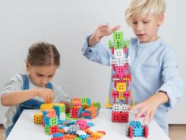 konstruktorius marioinex - Marioinex Mini Waffle konstruktorius, 140 dalių - 4 nuotrauka