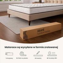 ciuziniai - Čiužinys Akord 7-Zone H3, 200 cm x 160 cm, vidutinio kietumo - 3 nuotrauka
