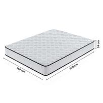 ciuziniai - Čiužinys Akord 7-Zone H3, 200 cm x 160 cm, vidutinio kietumo - 4 nuotrauka