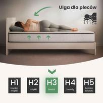 ciuziniai - Čiužinys Akord 7-Zone H3, 200 cm x 160 cm, vidutinio kietumo - 9 nuotrauka