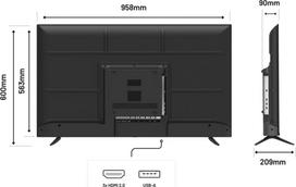 43 4k - JAPANNEXT JN-IPS430UHD60F 43", 4K Ultra HD, 3x HDMI, juodas (black) - 2 nuotrauka