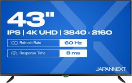 43 4k - JAPANNEXT JN-IPS430UHD60F 43", 4K Ultra HD, 3x HDMI, juodas (black) - 6 nuotrauka