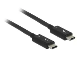 usb 3.2 gen 2 usb c cable - Delock Cable Thunderbolt to Thunderbolt Black 0.5m - 2 nuotrauka