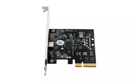 zemes kabelis - Exsys IO Exsys PCIE3.0 x4 1xType- C USB 3.2 Gen2x2 (EX- 12011) LP rašalas. Žemo profilio SlotBlech - 3 nuotrauka