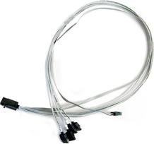 sata cable - Adaptec Cable Mini SAS HD to 4x SATA 0.8m - 2 nuotrauka