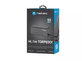 universal power adapter - Natec Universal AC Laptop Power Adapter 65W Black - 2 nuotrauka