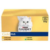 gourmet gold - Purina Gourmet Gold Mousse - šlapias kačių maistas - 48 x 85 g - 2 nuotrauka