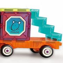 magnetiniai konstruktoriai - Woopie Magnetiniai 3D blokeliai Traukinio rinkinys 71 vnt. - 12 nuotrauka