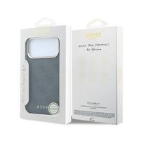 iphone telefonai - Guess PU Leather 4G Gold Frame MagSafe dėklas Apple iPhone 18 Pro Max Juodas (Black) - 2 nuotrauka