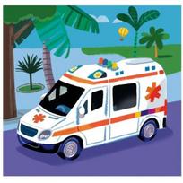 delione 3 - Clementoni Super Color Rescue Vehicles 25318, 3 x 48 det. - 3 nuotrauka