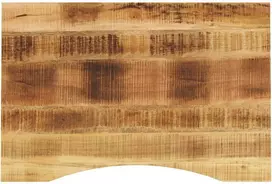 Rašomojo stalo stalviršis su linkiu, 100x60x2,5cm, mango