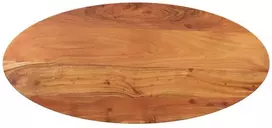 Stalviršis, 110x40x2,5cm, akacijos masyvas, ovalo formos