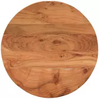 Stalviršis, Ø60x3,8 cm, akacijos medienos masyvas, apskritas