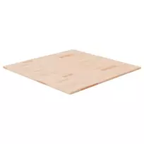Stalviršis, 80x80x1,5cm, neapdorotas ąžuolo medienos masyvas