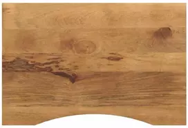 Rašomojo stalo stalviršis su linkiu, 90x50x2,5cm, mango masyvas