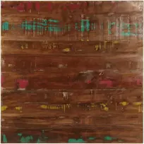 Stalviršis, 80x80x2,5cm, perdirbta mediena, kvadratinis