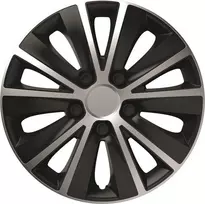 Versaco Ratų gaubtas 1 vnt. Rapide, juodas ir sidabrinis 16"