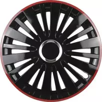 Leoplast Ratų gaubtas 1 vnt. Falcon, juodas ir raudonas 16"