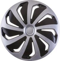 Versaco Ratų gaubtas 1 vnt. Wind, juodas ir sidabrinis 15"